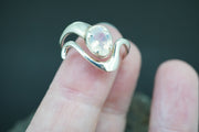Moonstone Sterling Silver Wrap Ring