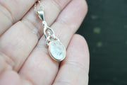 Moonstone Trinity Knot Sterling Silver Pendant