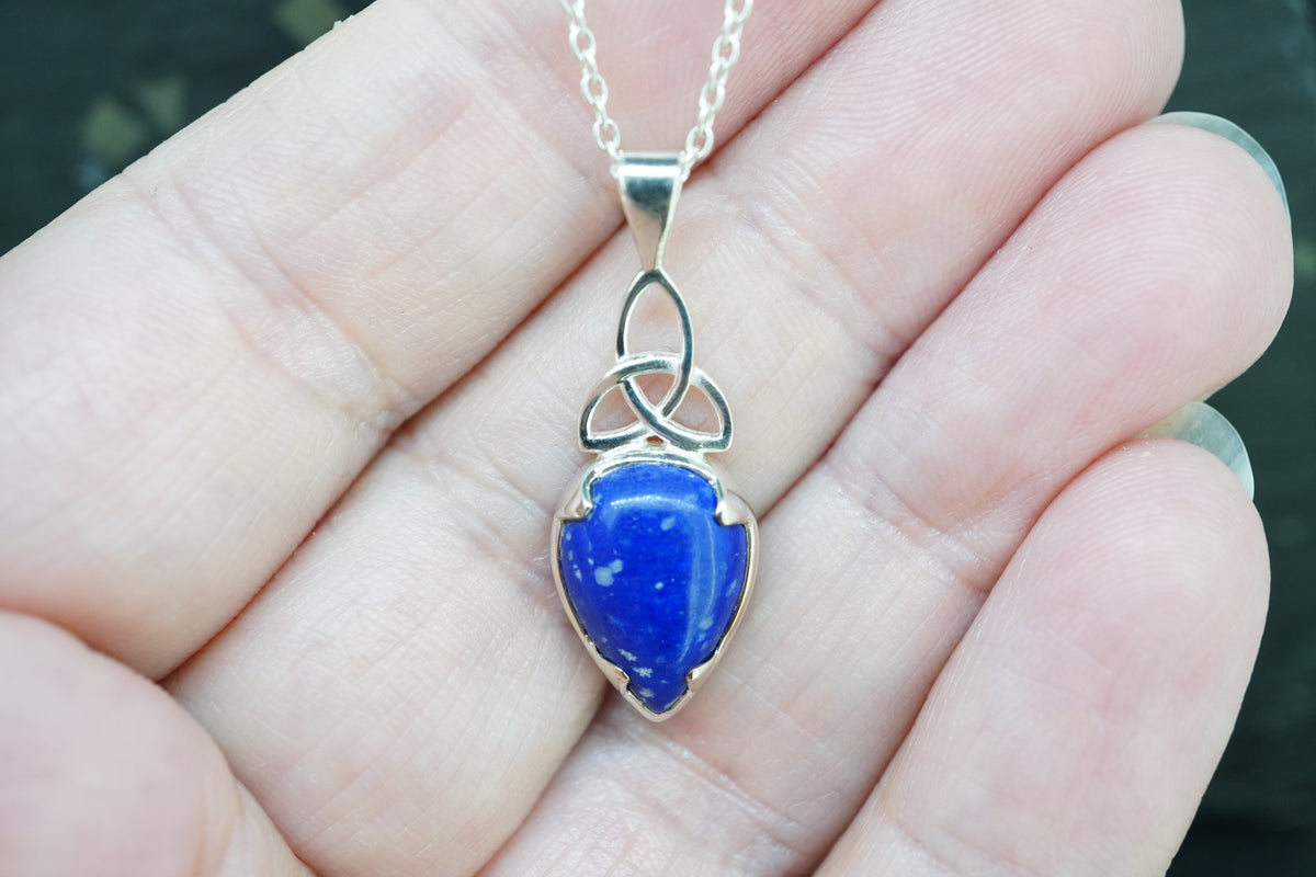 Lapis Lazuli Sterling Silver Pendants