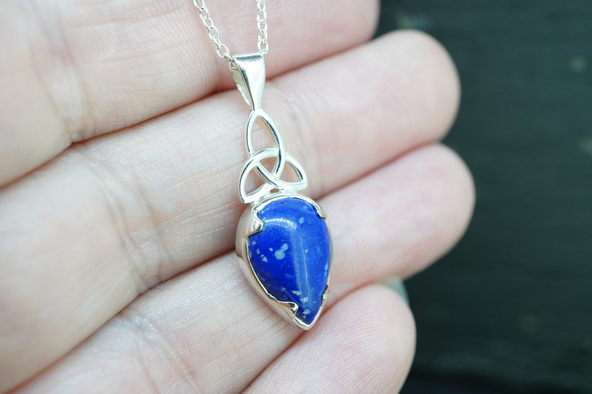 Lapis Lazuli Sterling Silver Pendants