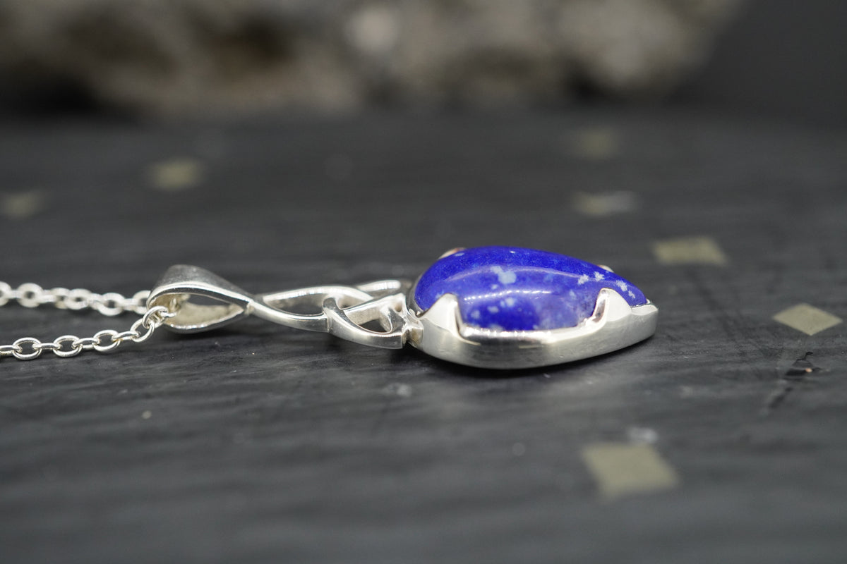 Lapis Lazuli Sterling Silver Pendants