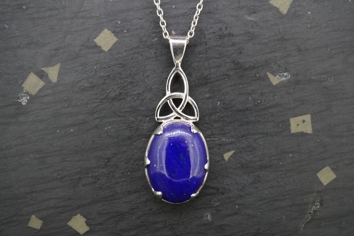 Lapis Lazuli Sterling Silver Pendants