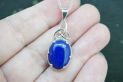 Lapis Lazuli Sterling Silver Pendants