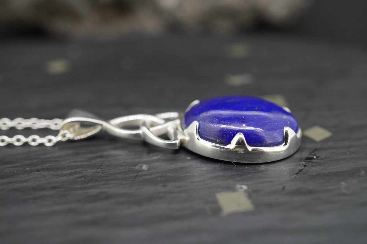 Lapis Lazuli Sterling Silver Pendants