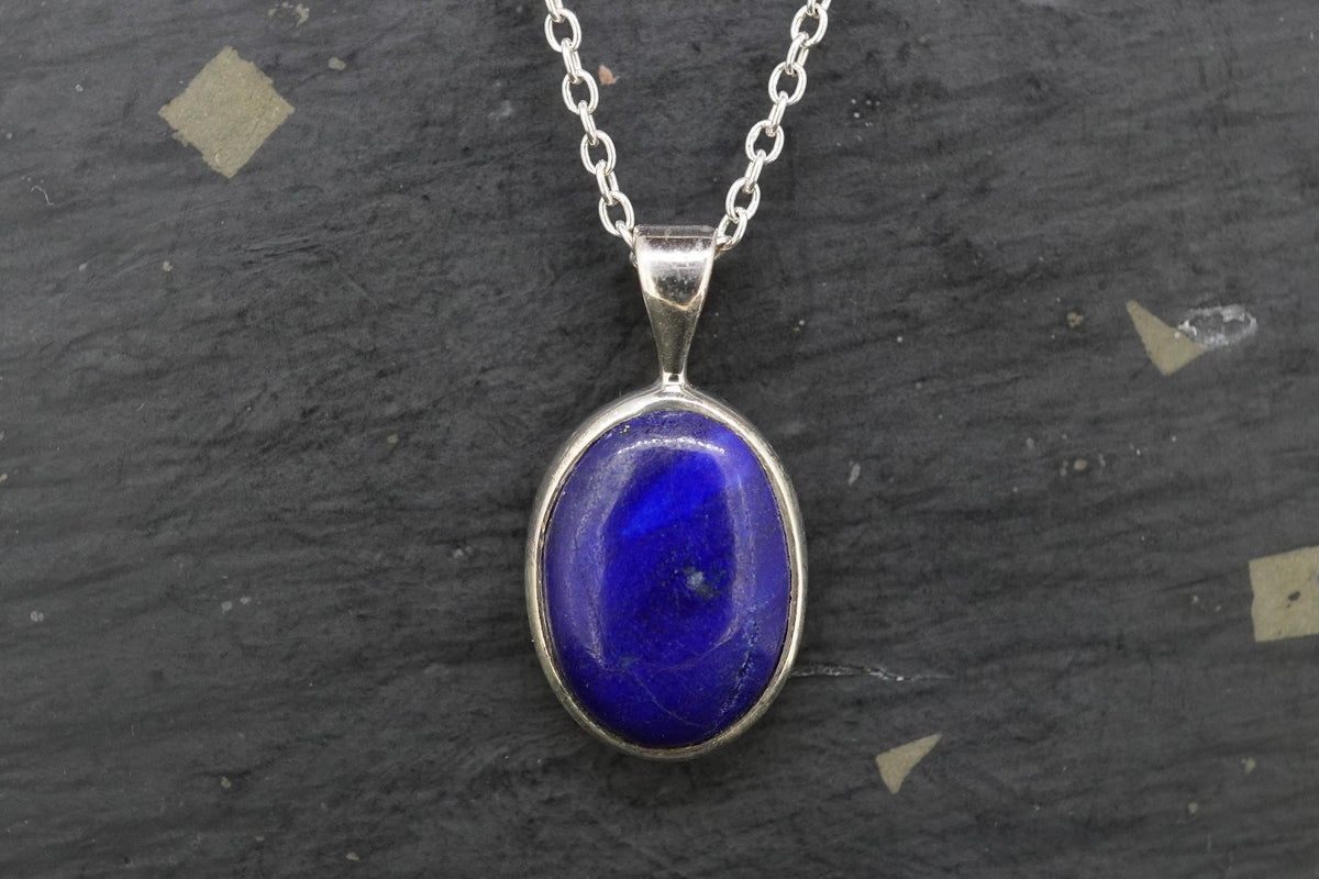 Lapis Lazuli Sterling Silver Pendant