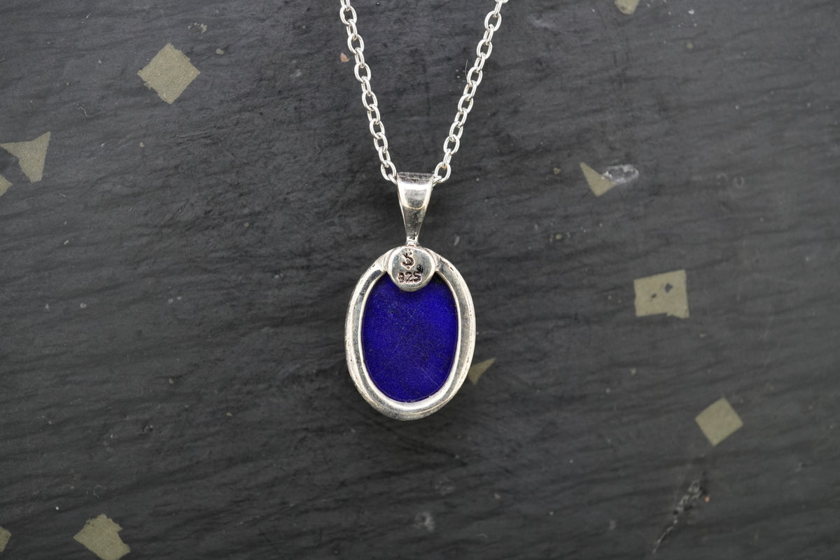 Lapis Lazuli Sterling Silver Pendant
