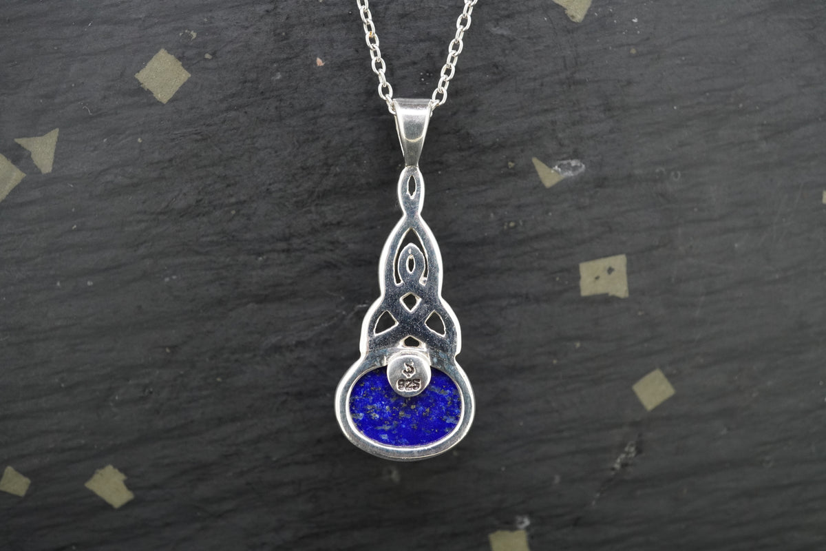 Lapis Lazuli Sterling Silver Pendant