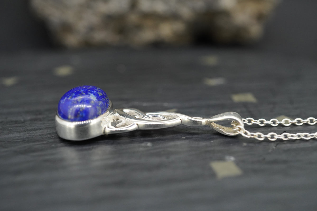 Lapis Lazuli Sterling Silver Pendant