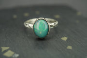 Opal Sterling Silver Ring