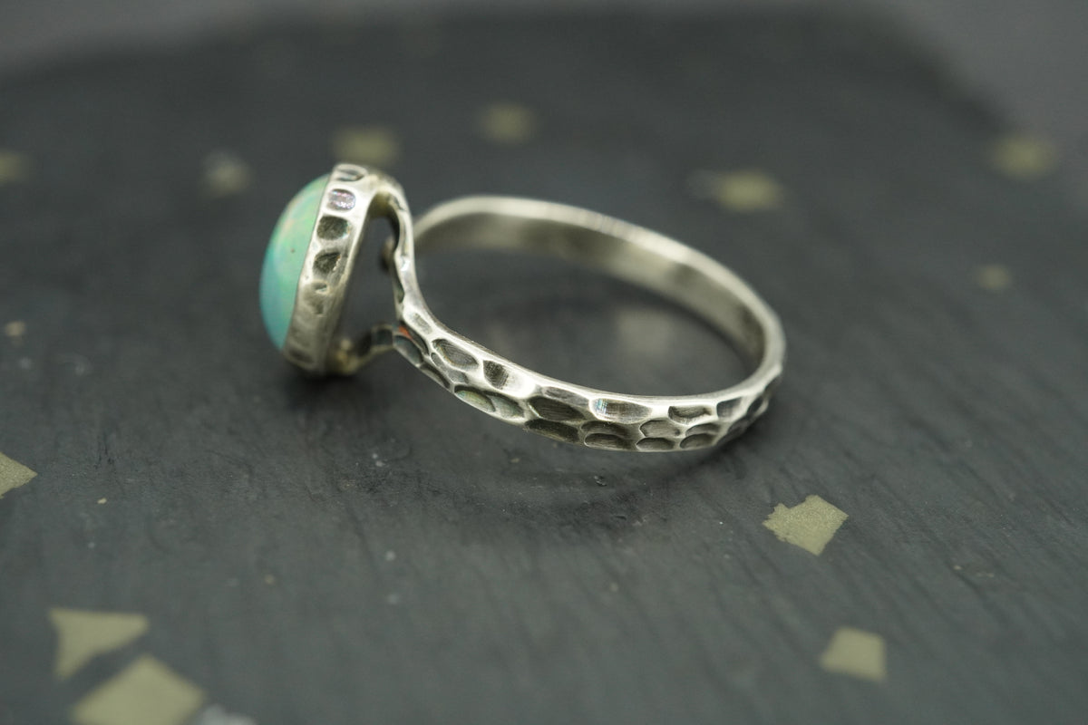 Opal Sterling Silver Ring