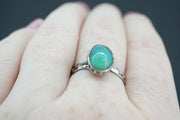 Opal Sterling Silver Ring