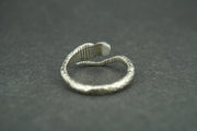 Opal Sterling Silver Snake Ring