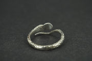 Opal Sterling Silver Snake Ring