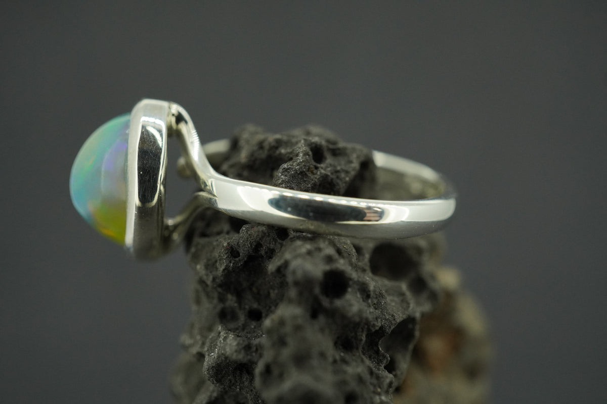 Opal Sterling Silver Ring
