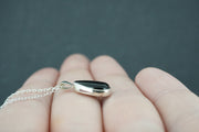 Black Tourmaline Sterling Silver Pendant