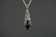 Black Tourmaline Sterling Silver Pendant