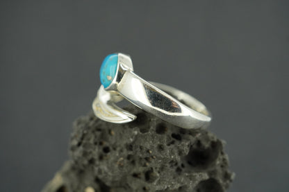 Turquoise Sterling Silver Wrap Ring