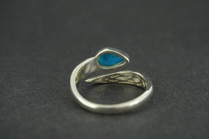 Turquoise Sterling Silver Wrap Ring