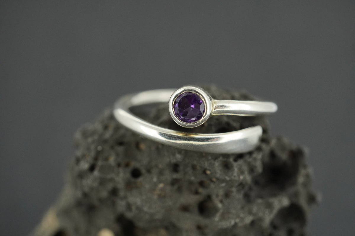 Amethyst Sterling Silver Ring