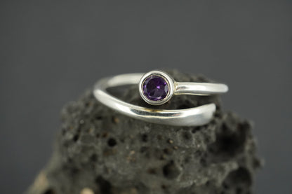 Amethyst Sterling Silver Ring