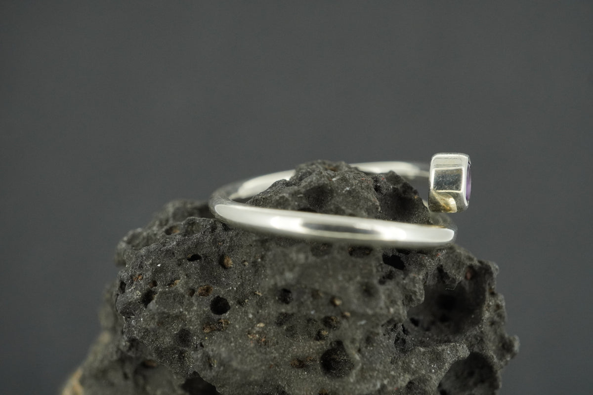 Amethyst Sterling Silver Ring