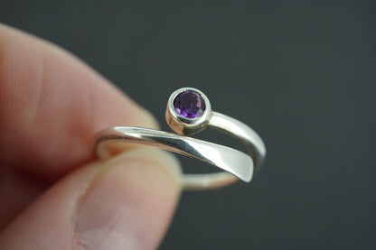Amethyst Sterling Silver Ring