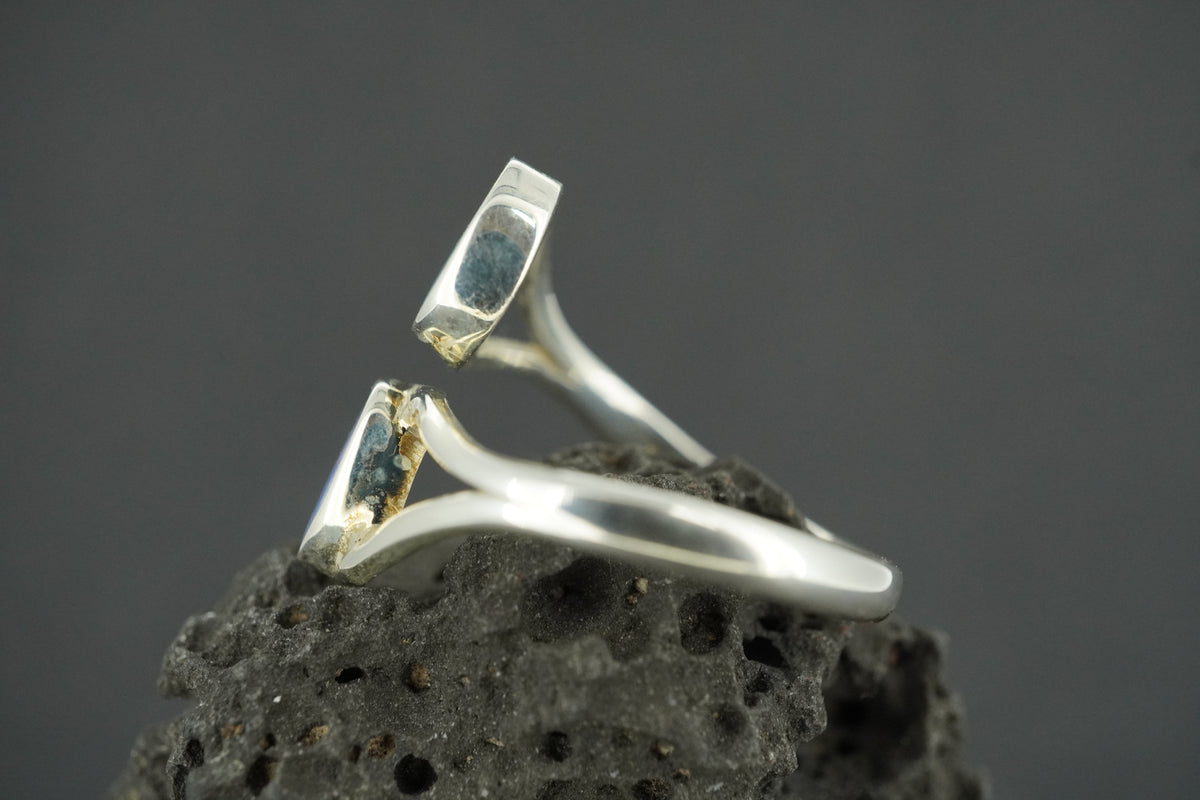 Opal Sterling Silver Doublet Ring