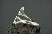 Opal Sterling Silver Doublet Ring