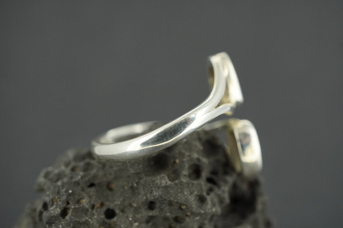 Opal Sterling Silver Doublet Ring