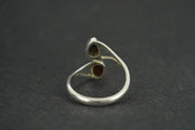 Opal Sterling Silver Doublet Ring