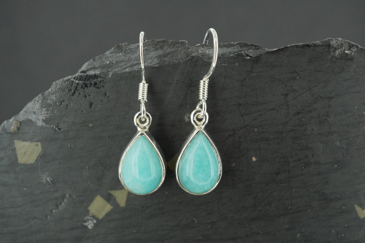 Amazonite Sterling Silver Earrings