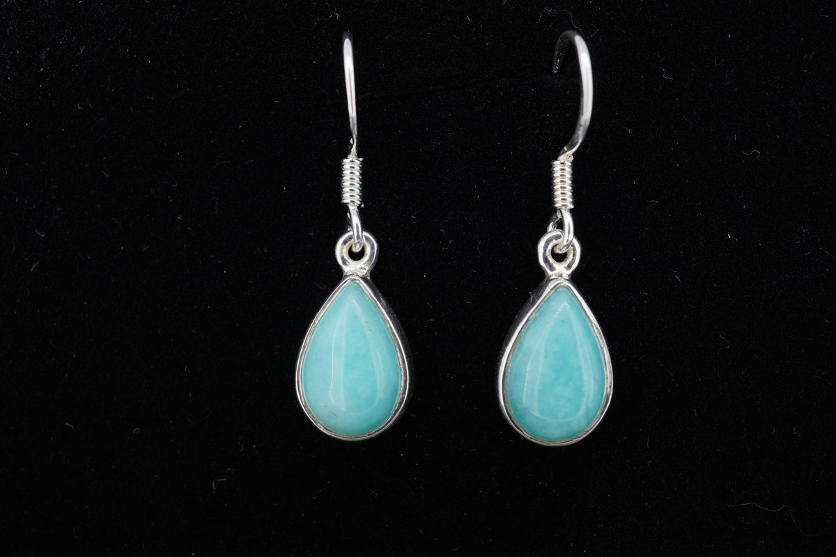 Amazonite Sterling Silver Earrings