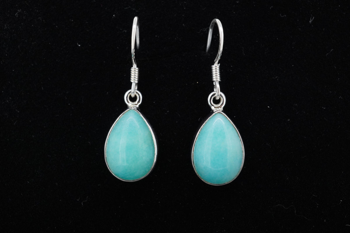 Amazonite Sterling Silver Earrings