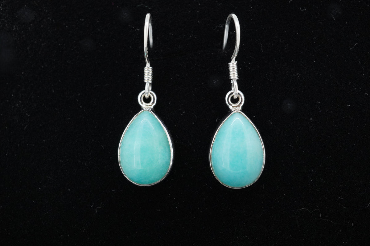 Amazonite Sterling Silver Earrings
