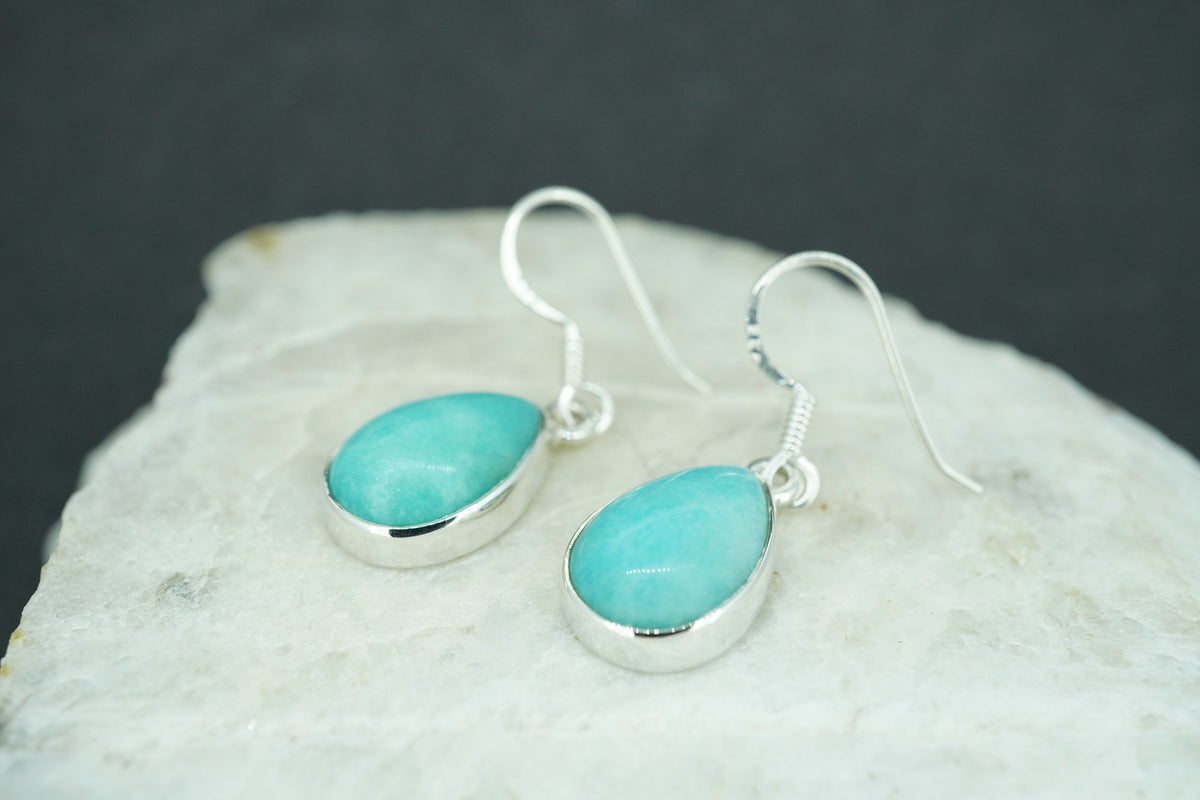 Amazonite Sterling Silver Earrings