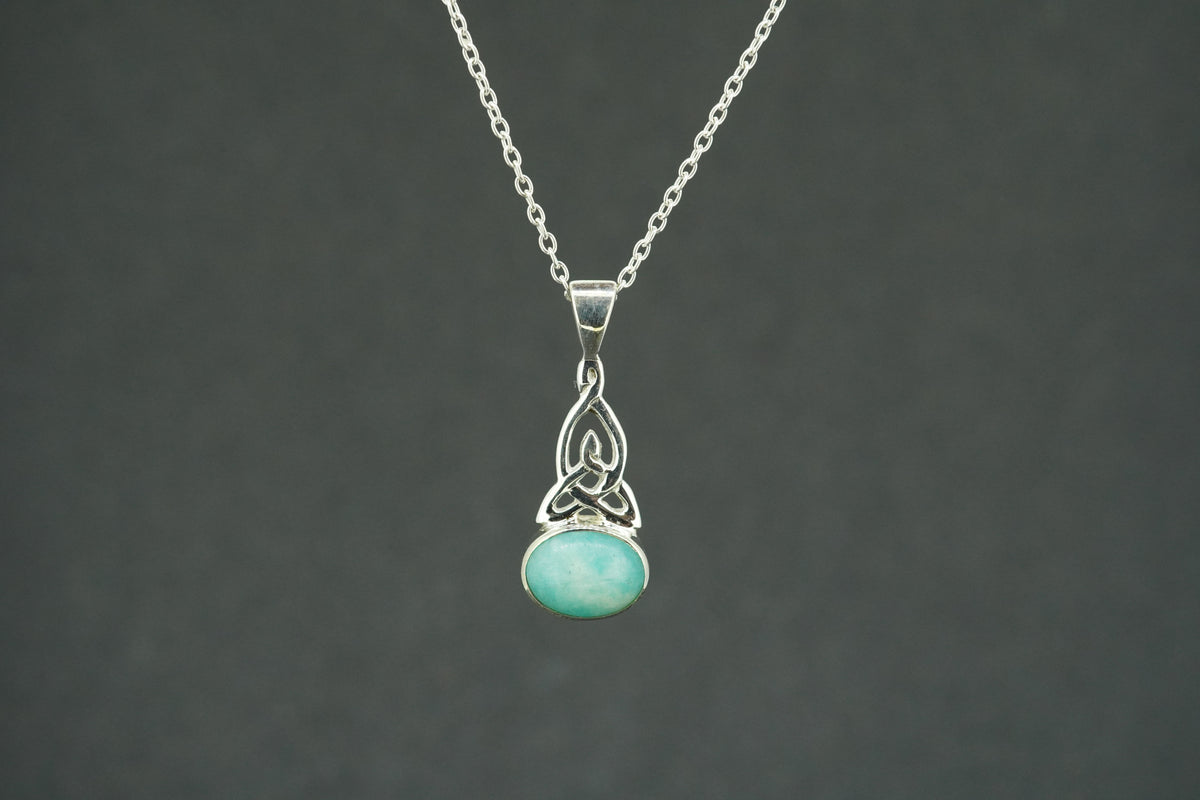 Amazonite Sterling Silver Pendant