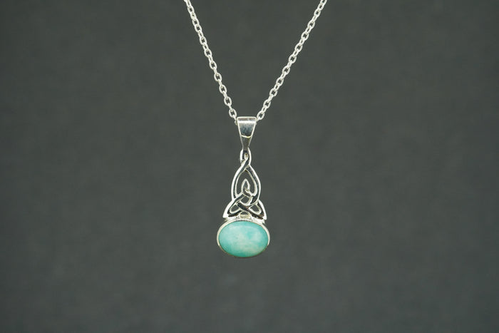 Amazonite Sterling Silver Pendant