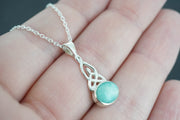 Amazonite Sterling Silver Pendant