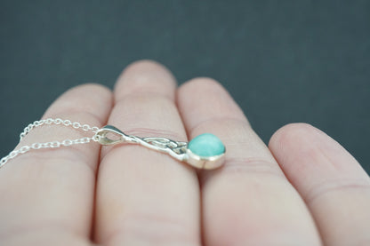 Amazonite Sterling Silver Pendant