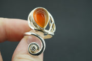 Indian Carnelian Sterling Silver Ring