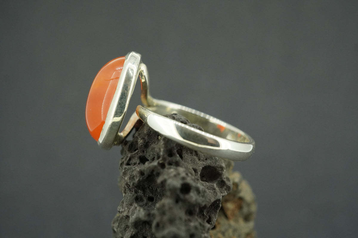 Indian Carnelian Sterling Silver Ring