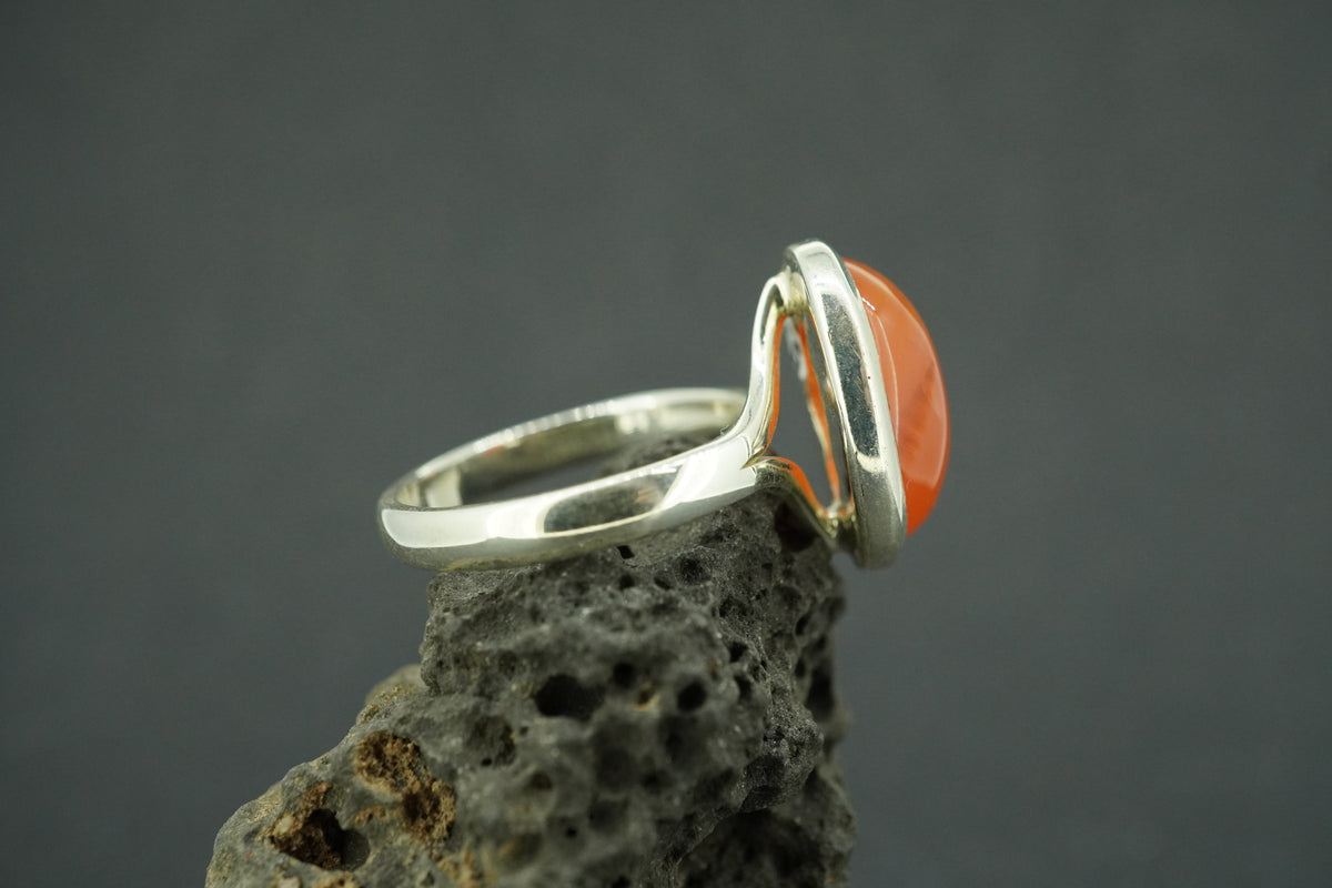 Indian Carnelian Sterling Silver Ring