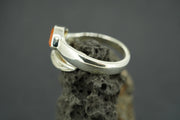 Indian Carnelian Sterling Silver Celtic Ring