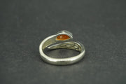 Indian Carnelian Sterling Silver Celtic Ring