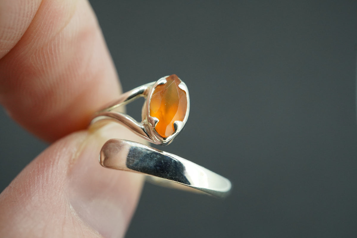Indian Carnelian Sterling Silver Ring