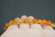 Indian Carnelian Sterling Silver Celtic Bracelet