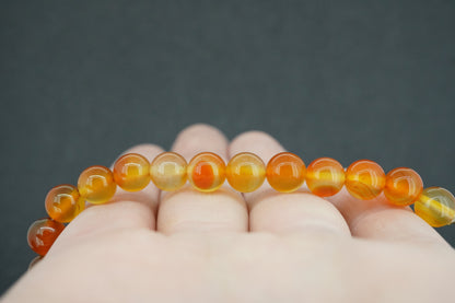 Indian Carnelian Sterling Silver Bracelet