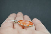 Indian Carnelian Sterling Silver Pendant