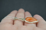Indian Carnelian Sterling Silver Celtic Pendant