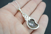 Ammonite Sterling Silver Pendant